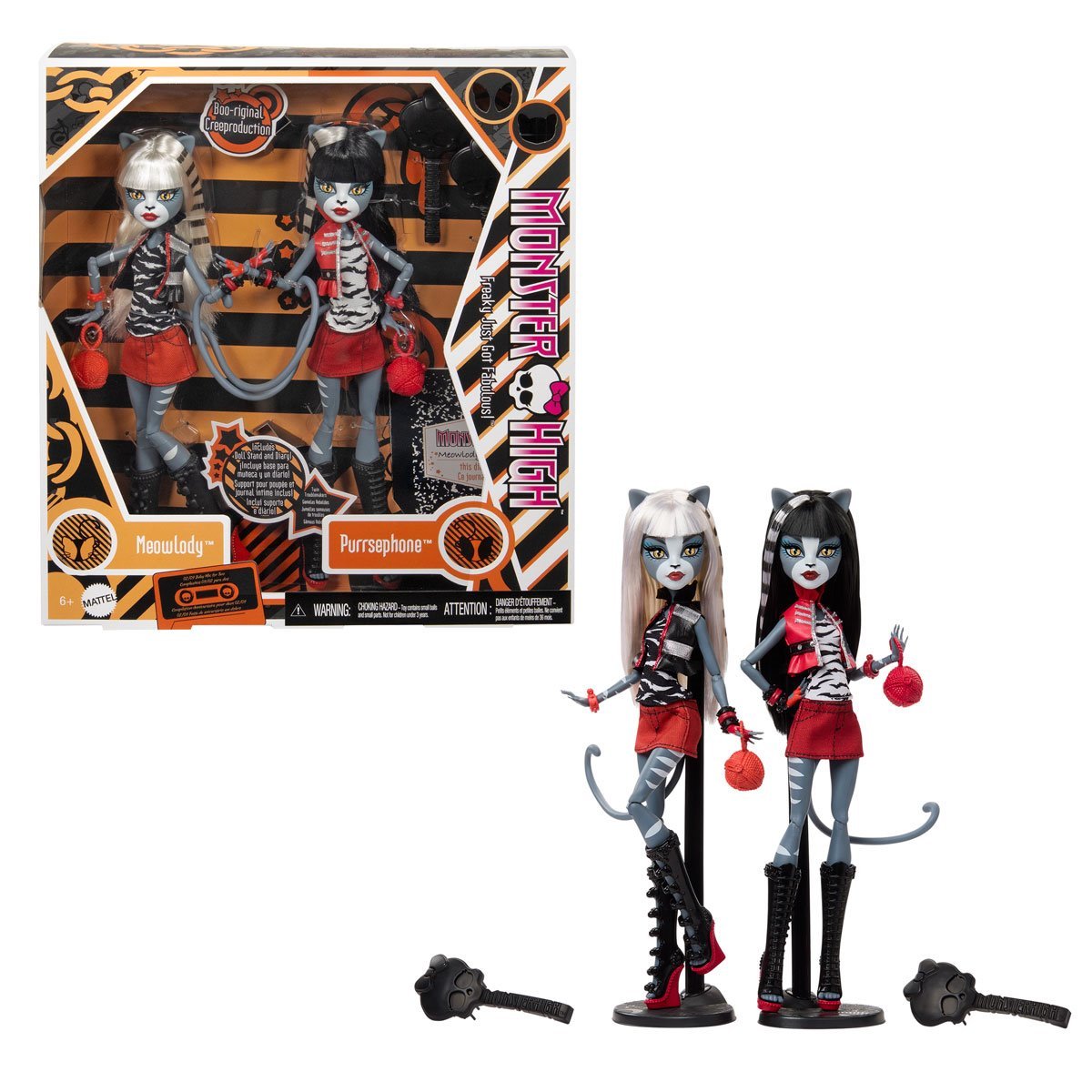 Monster High Boo-riginal Creeproduction: Meowlody & Purrsephone 2-Pack Dolls - image #3