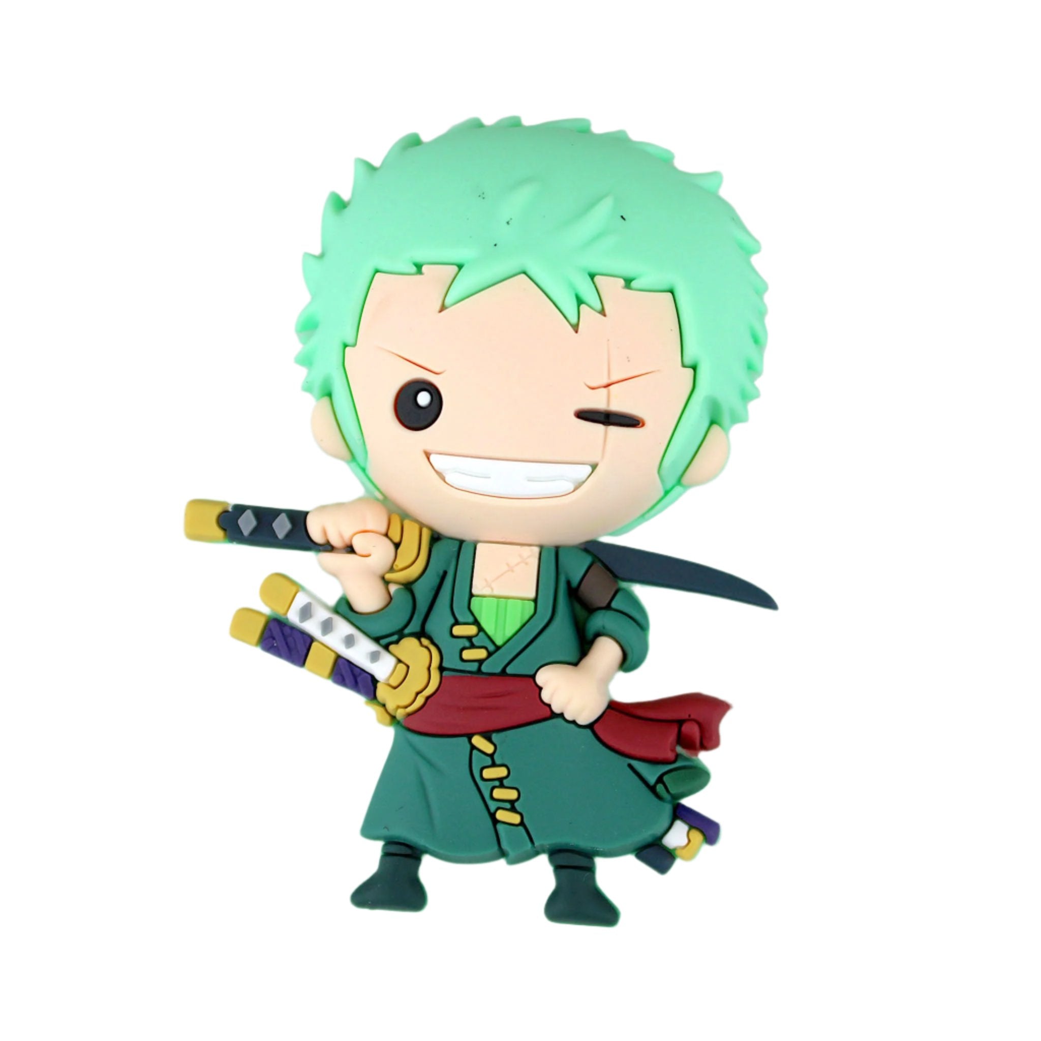 One Piece Roronoa Zoro 3D Foam Anime Magnet
