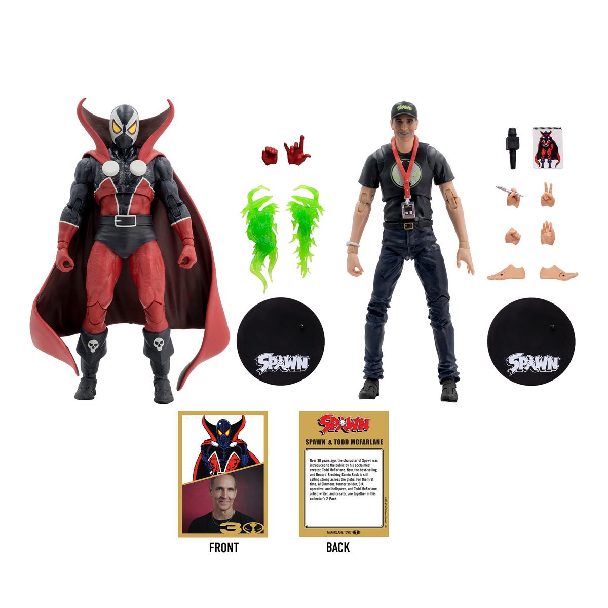 30th Anniversary of Spawn by Todd McFarlane Featuring The 2-Pack 7-inch Scale Set