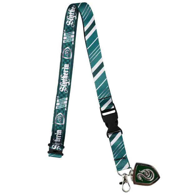 Slytherin Hogwarts House Tie Harry Potter Lanyard