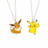 Pikachu & Eevee Pokemon Magnetic Necklace Set