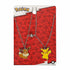 Pikachu & Eevee Pokemon Magnetic Necklace Set