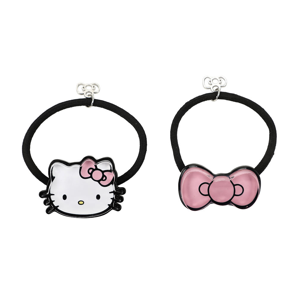 Hello Kitty Resin Ponytail Holder 2 Pack