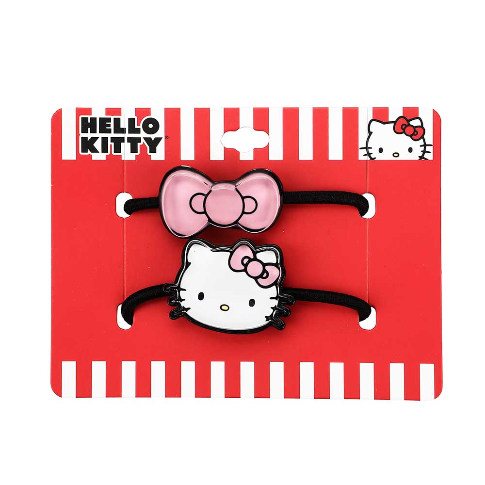 Hello Kitty Resin Ponytail Holder 2 Pack