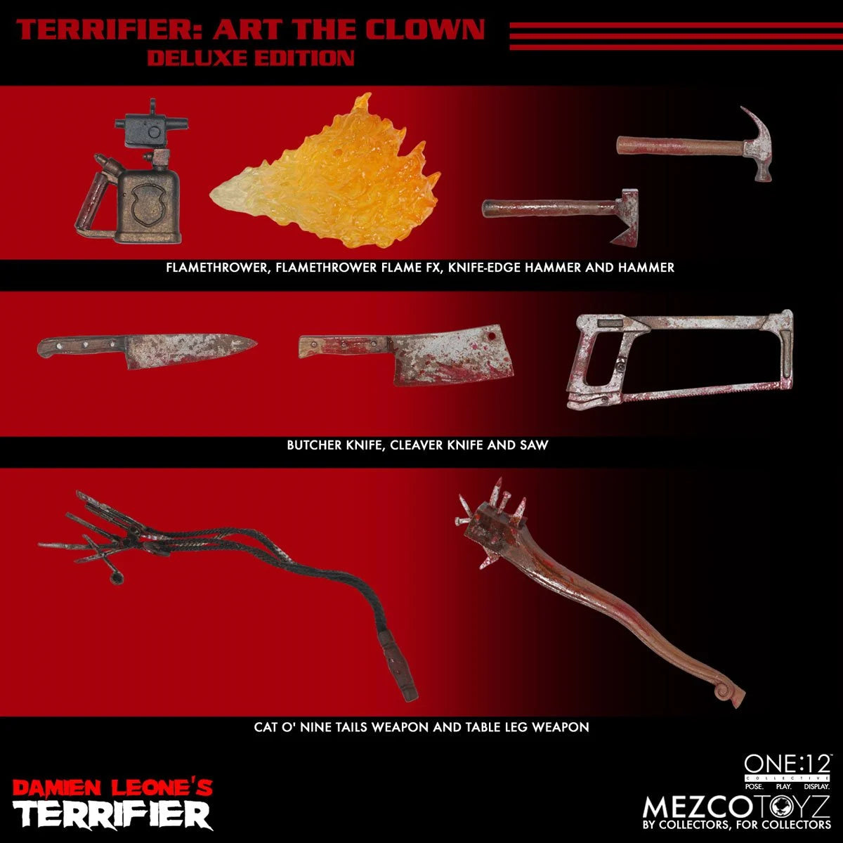 Terrifier Art the Clown Deluxe One:12 Collective Action Figure