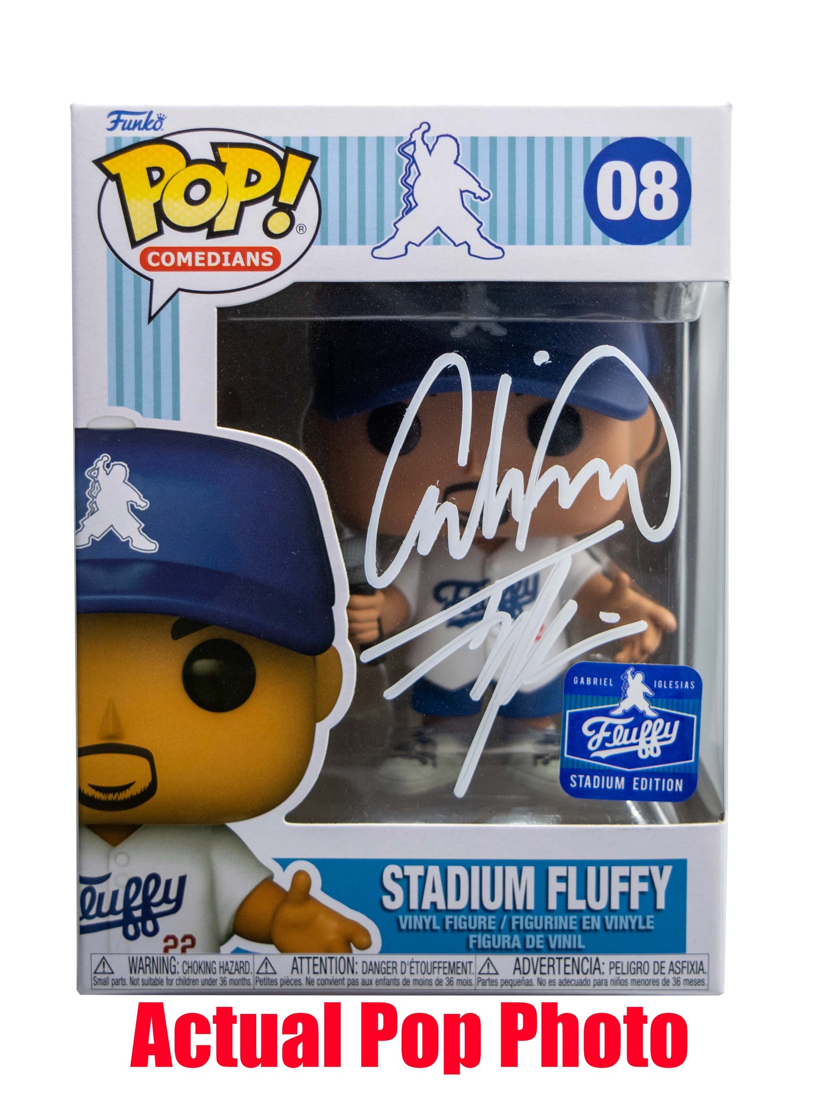 Stadium Fluffy (Home, Comedians) 08 - Stadium Edition Exclusive     **Signed by Gabriel Iglesias**
