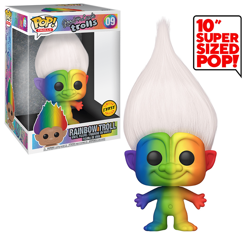 Rainbow Troll (Rainbow Body, 10-Inch, Good Luck Trolls) 09 - **Chase** [light damage]