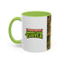 Teenage Mutant Marcus Turtle Accent Coffee Mug - A Marcus the Worm Retro Turtle (11/15oz)