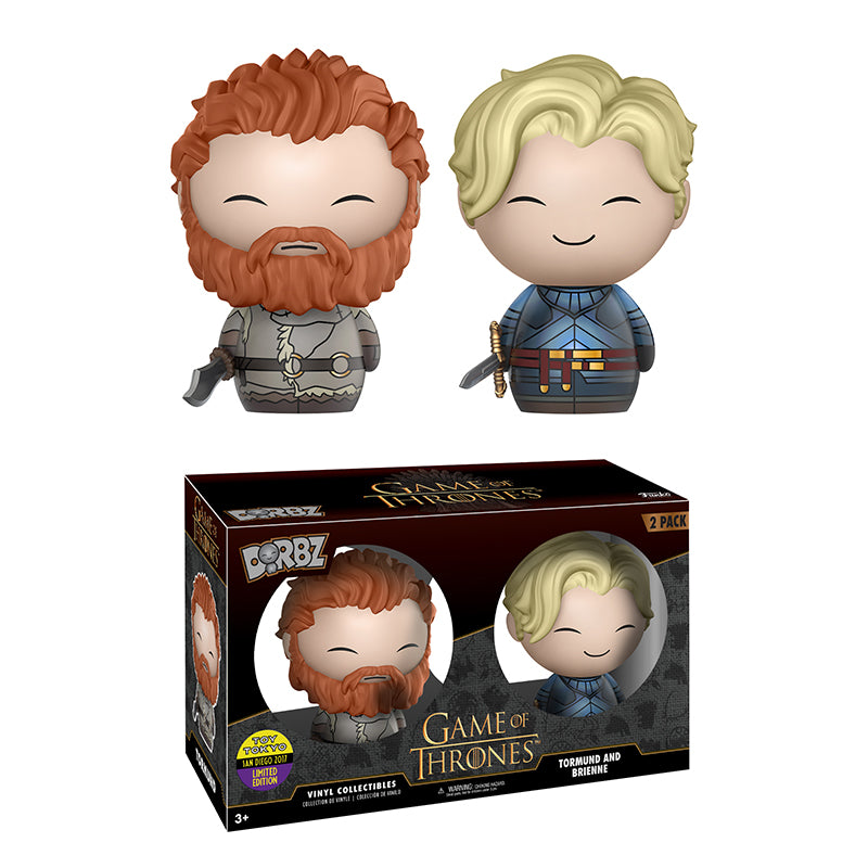 Dorbz Tormund & Brienne (Game of Thrones) 2-Pack - Toy Tokyo/ SDCC Convention Exclusive