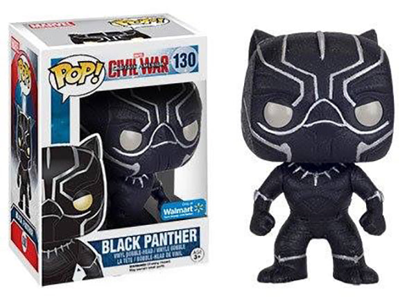 Black Panther (Onyx Glitter, Captain America Civil War) 130 - Walmart Exclusive