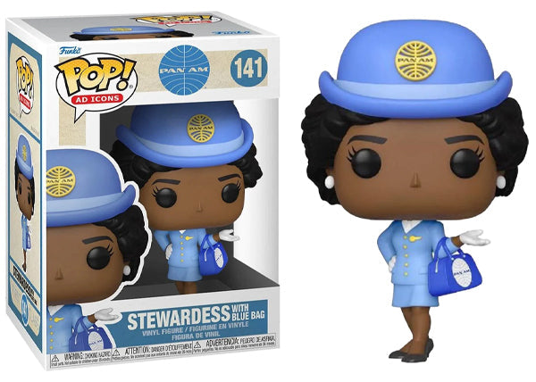 Stewardess w/Blue Bag (Pan Am, Ad Icons) 141