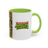 Teenage Mutant Marcus Turtle Accent Coffee Mug - A Marcus the Worm Retro Turtle (11/15oz)