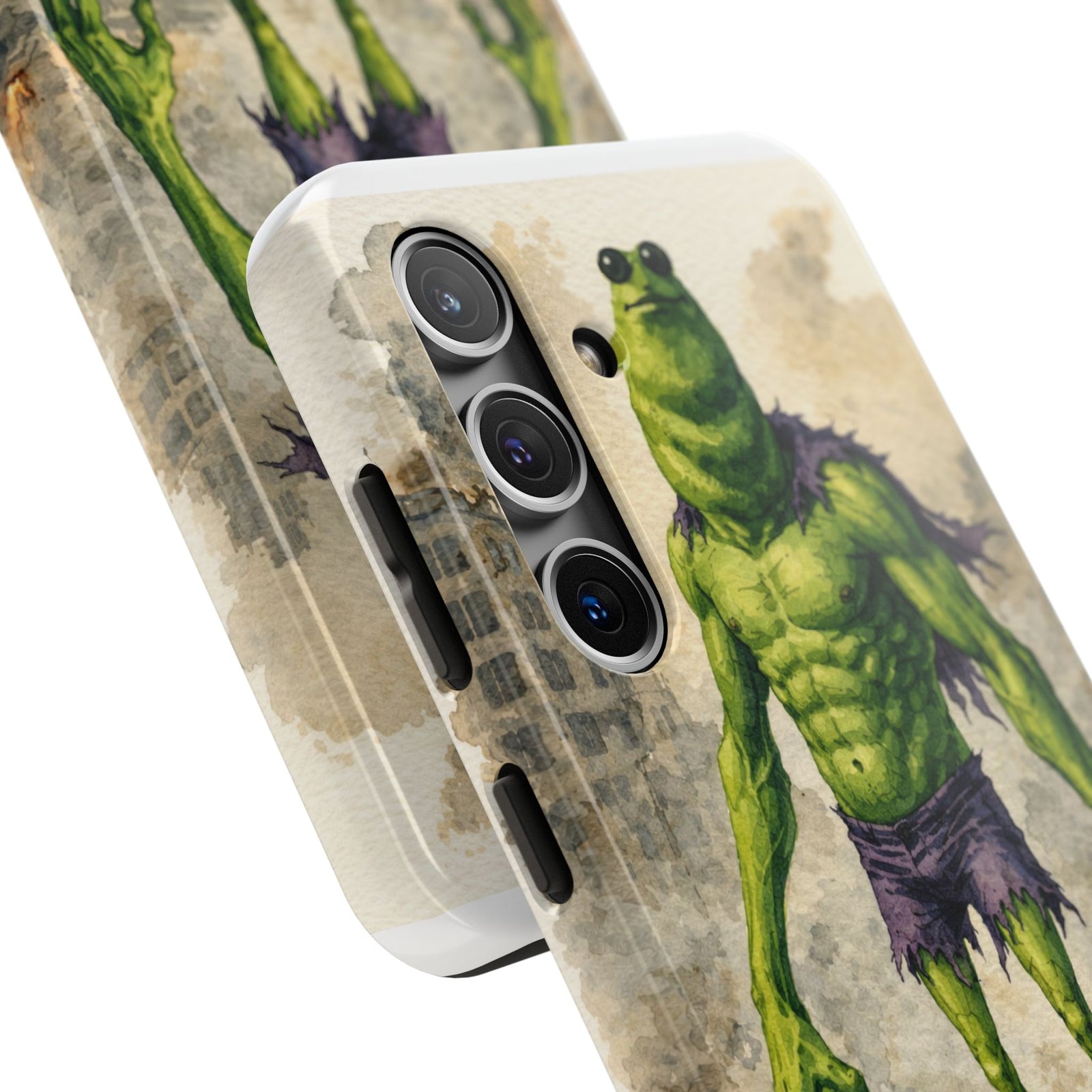 The Incredible Sardine Phone Case — A Muscular Take on a Marcus the Worm