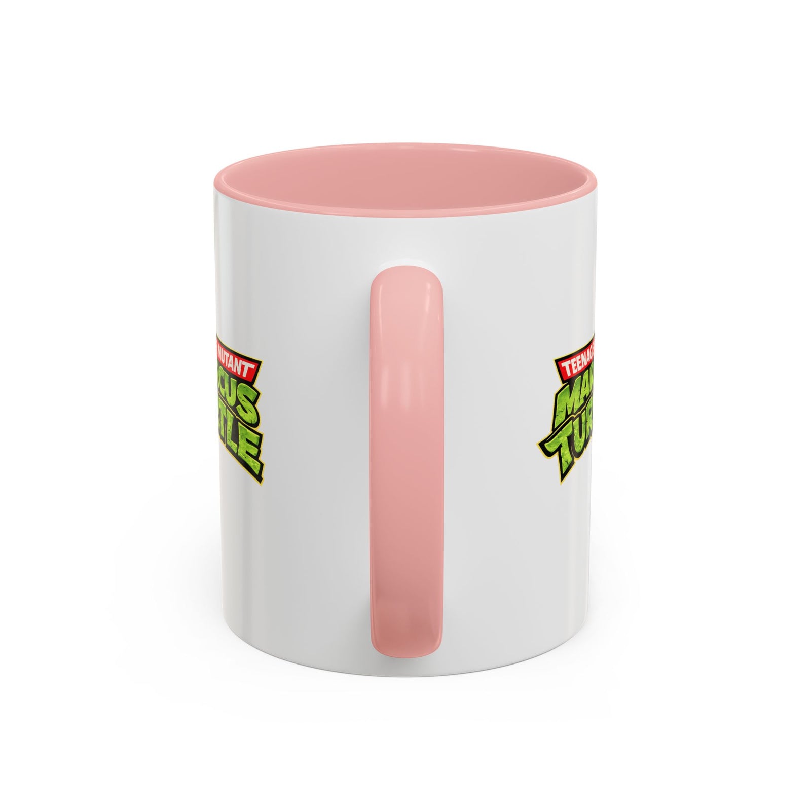 Teenage Mutant Marcus Turtle Accent Coffee Mug - A Marcus the Worm Retro Turtle (11/15oz)
