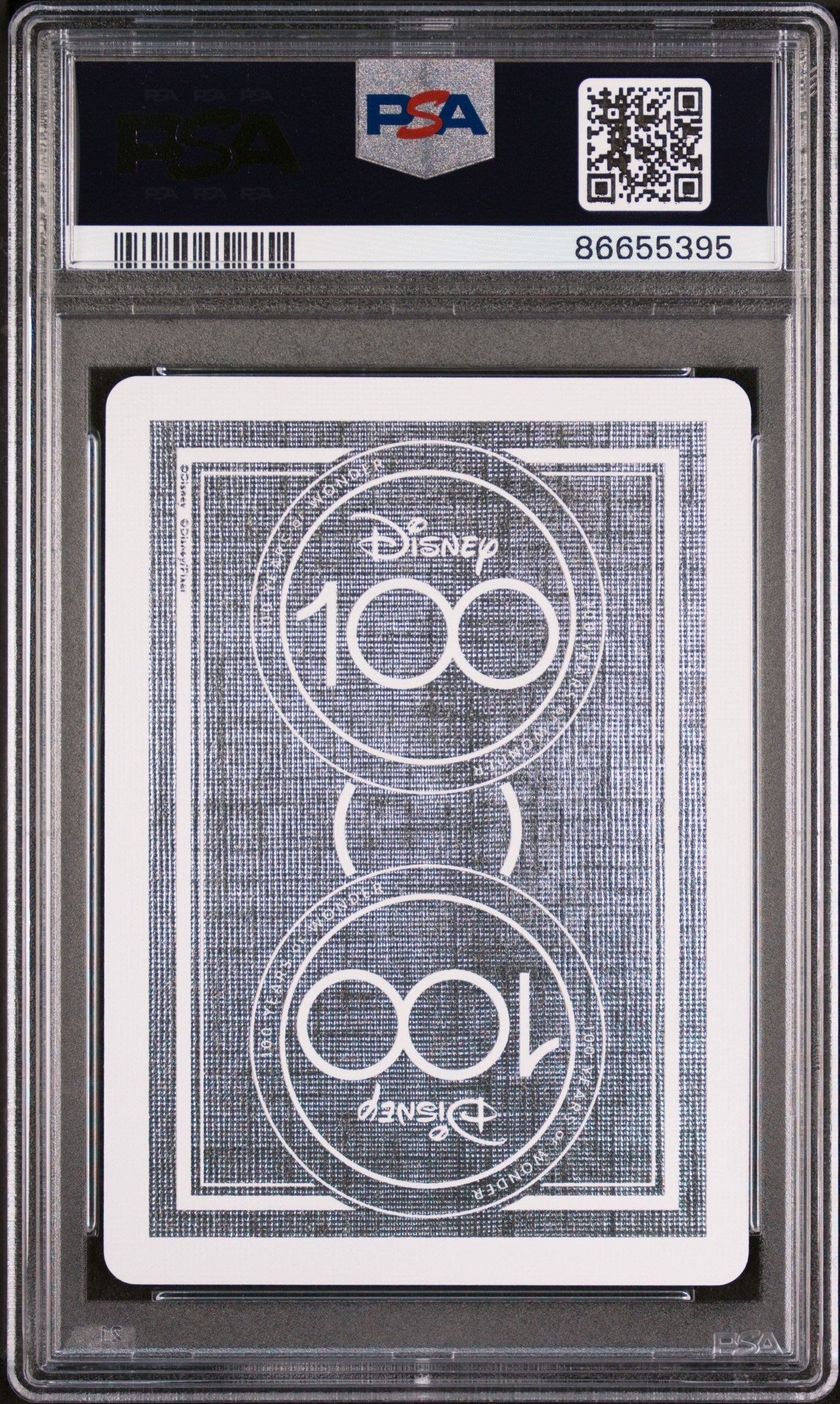 2023 DISNEY 100 PLAYING CARDS OLAF JOKER BLACK PSA 10