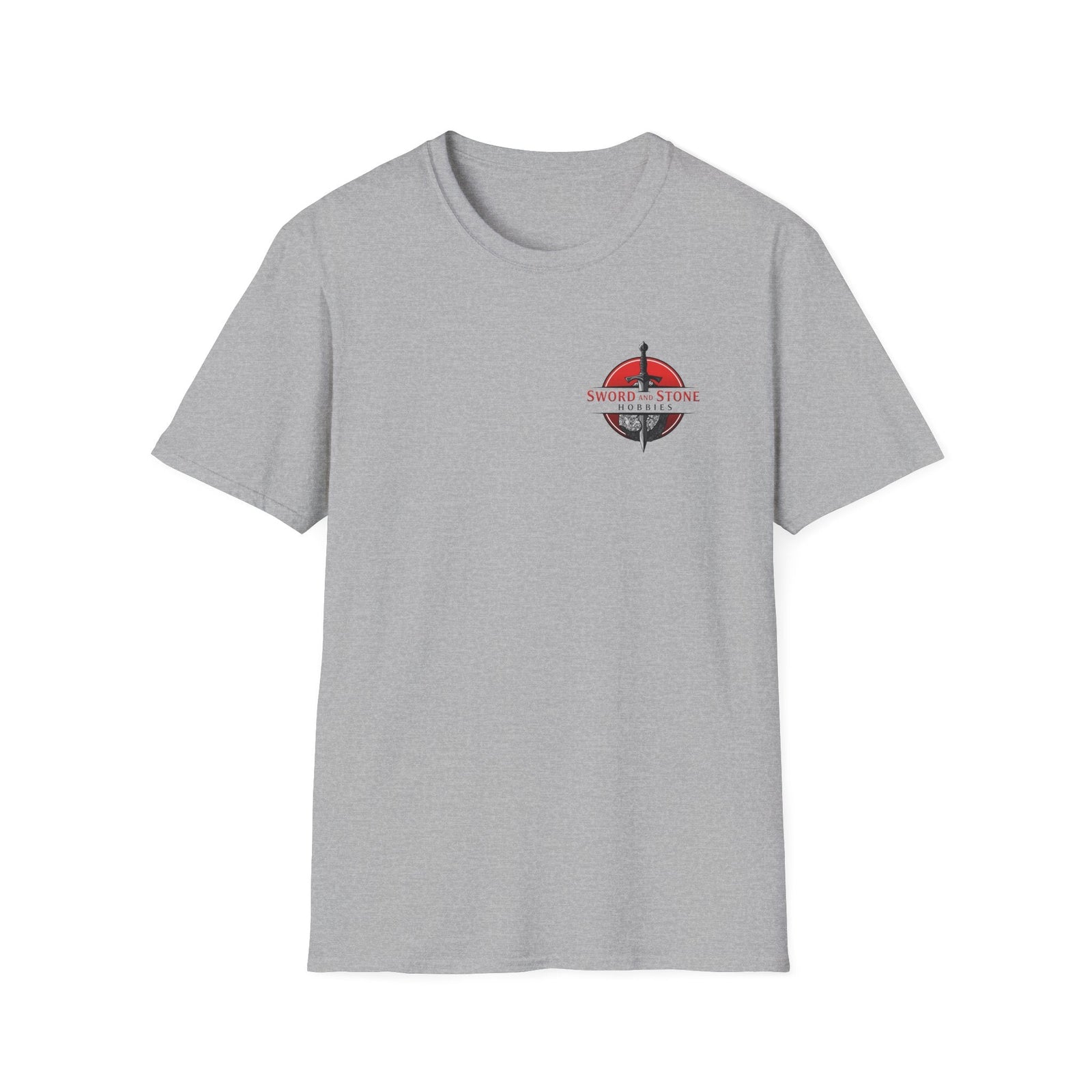 Sword and Stone Hobbies Logo T-Shirt - Sport Gray
