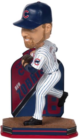 Ben Zobrist Chicago Cubs Name & Number MLB Bobblehead