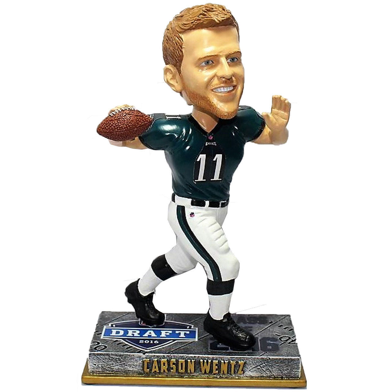 Carson Wentz Philadelphia Eagles 2016 Rookie Edition NFL Bobblehead