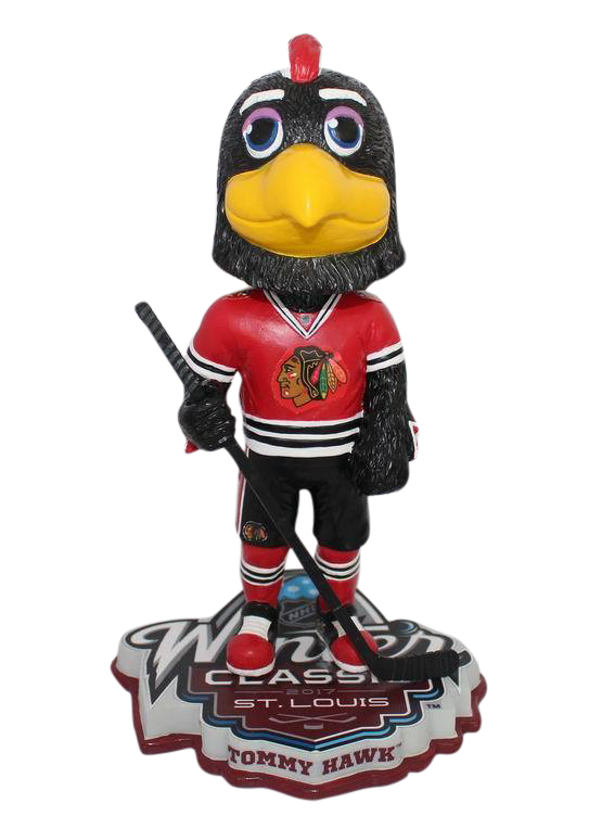 Tommy Hawk Chicago Blackhawks 2017 Winter Classic Special Edition Bobblehead