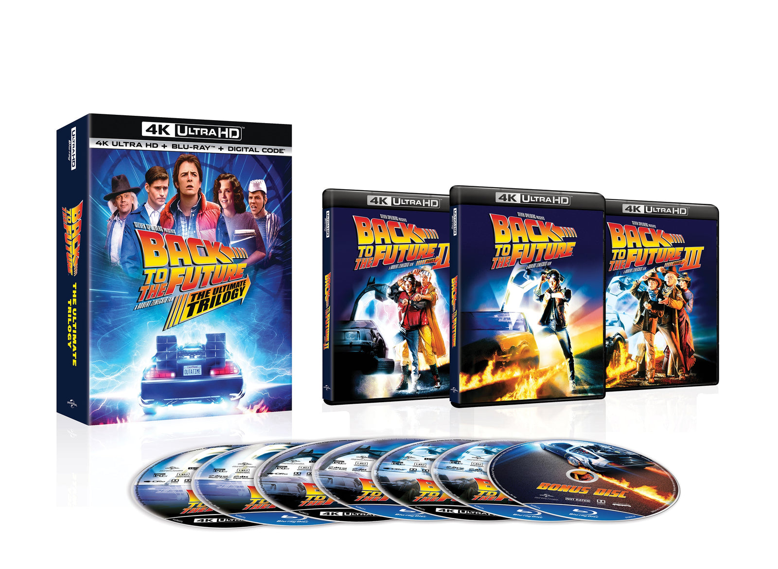 Back to the Future: The Ultimate Trilogy (4K Ultra HD + Blu-ray™ + Digital Code) [2024]