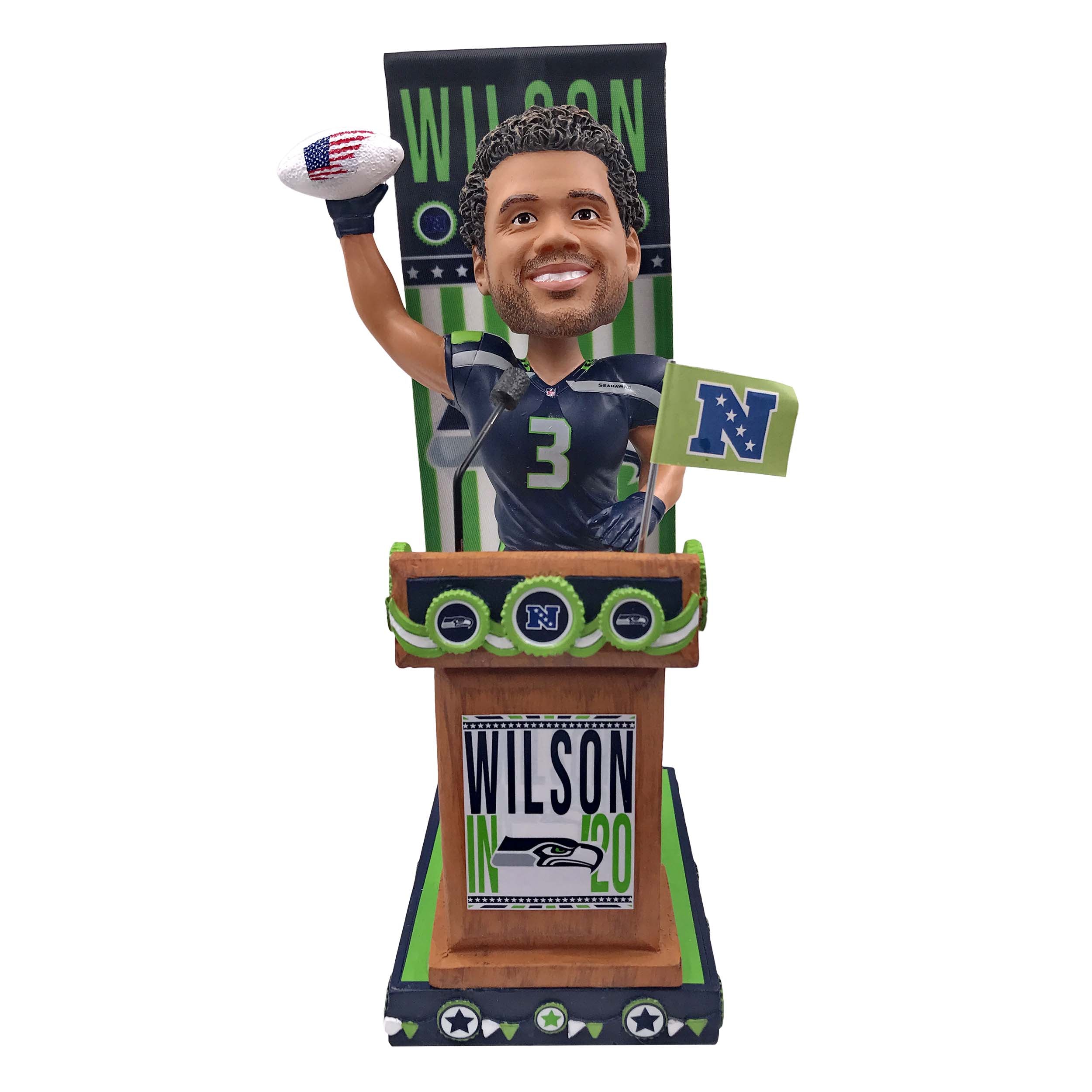 Russell Wilson Seattle Seahawks Swing Vote Series NFL Bobblehead