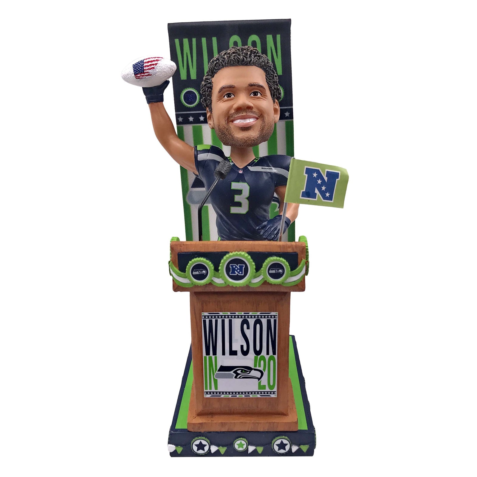Russell Wilson Seattle Seahawks Swing Vote Series NFL Bobblehead