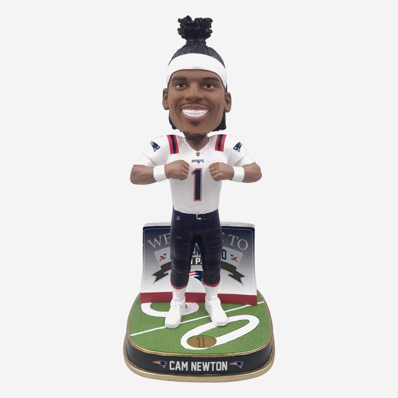 Cam Newton New England Patriots Welcome Series NFL Bobblehead