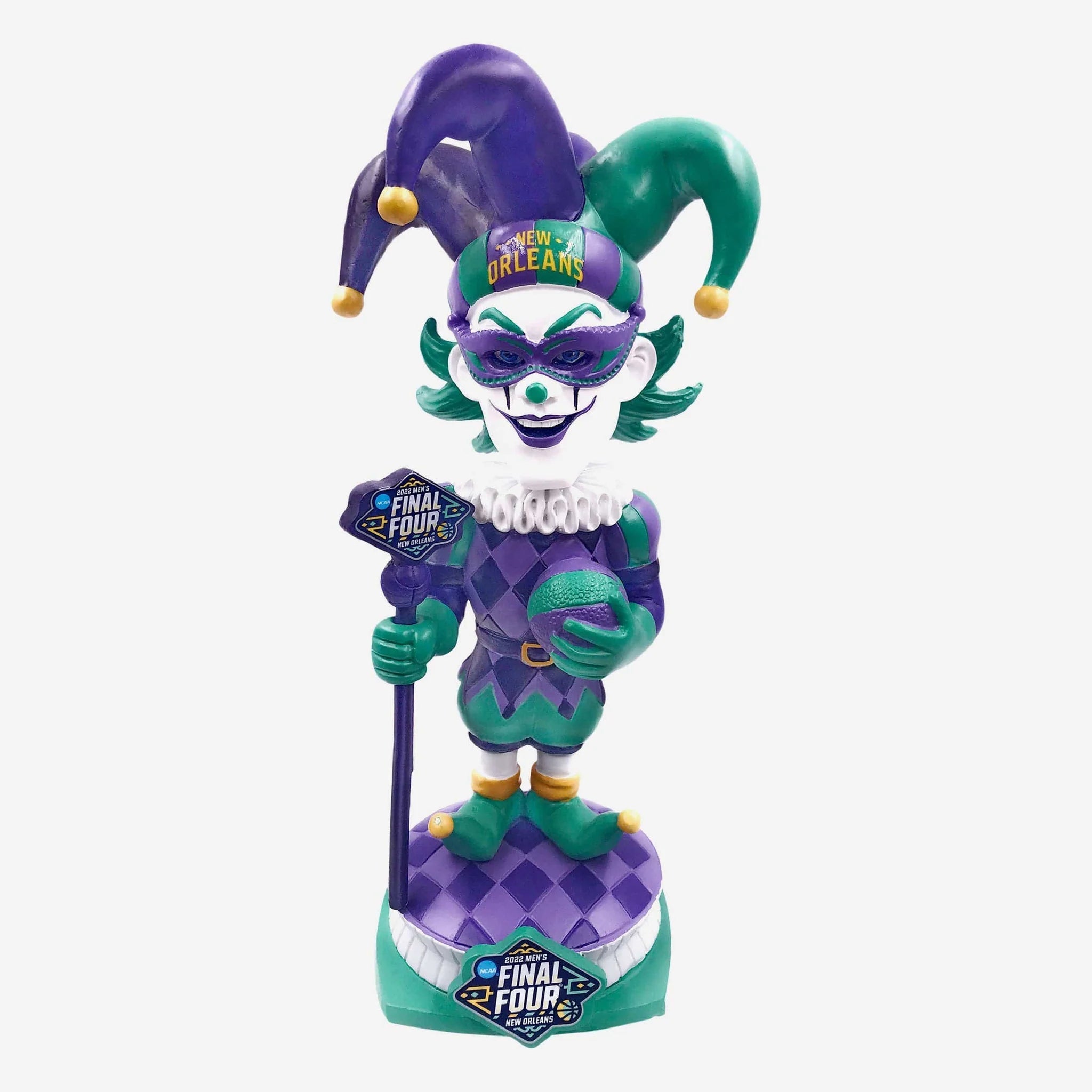 Commemorative Jester 2022 NCAA Final Four NCAA College Bobblehead