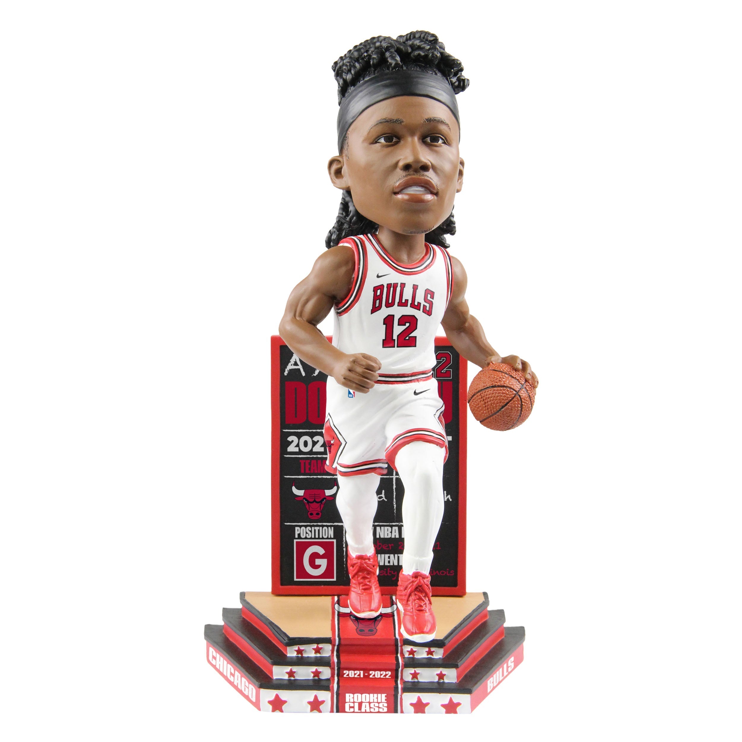 Ayo Dosunmu Chicago Bulls 2021 Rookie Series NBA Bobblehead