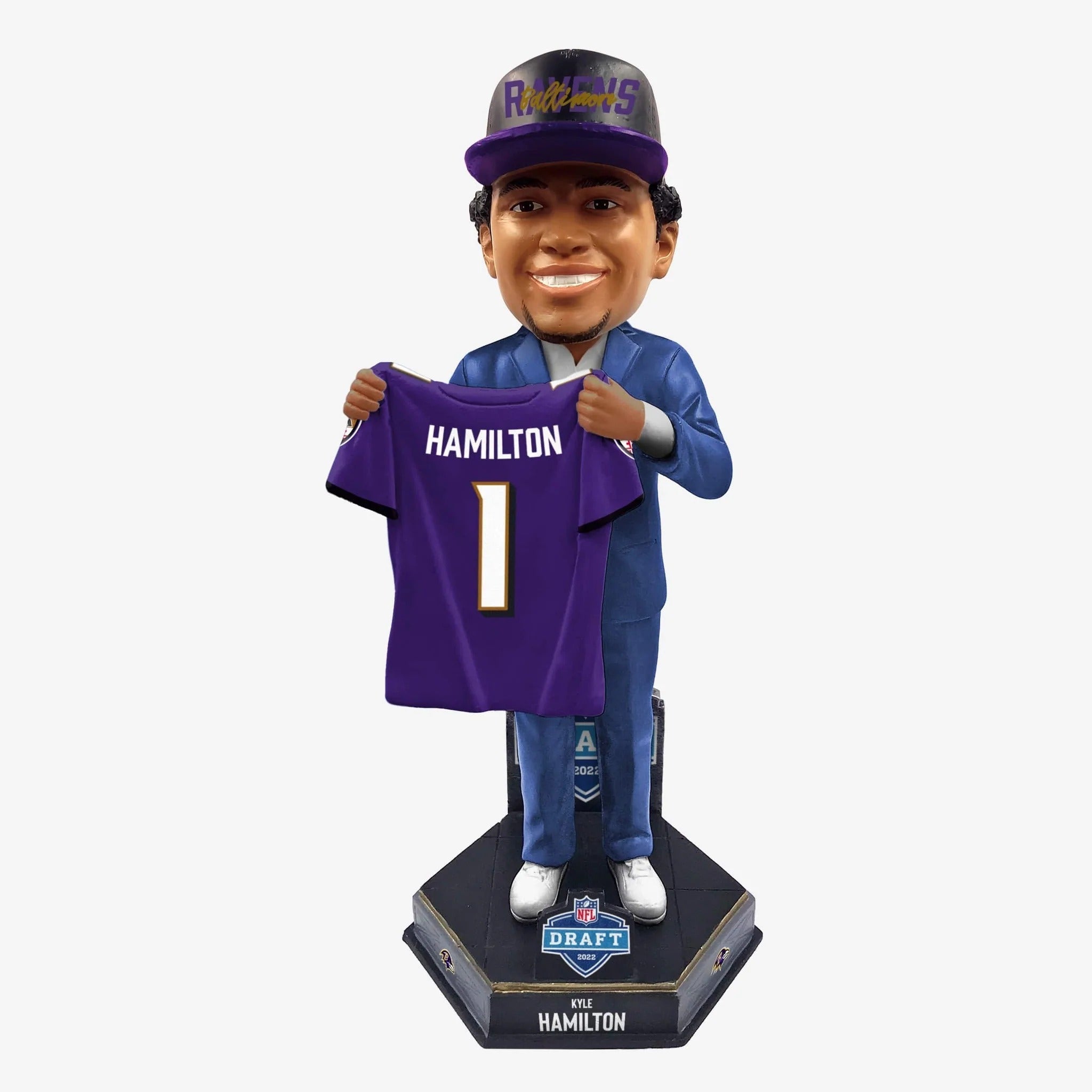 Kyle Hamilton Baltimore Ravens 2022 Draft Pick No. 14 NFL Bobblehead