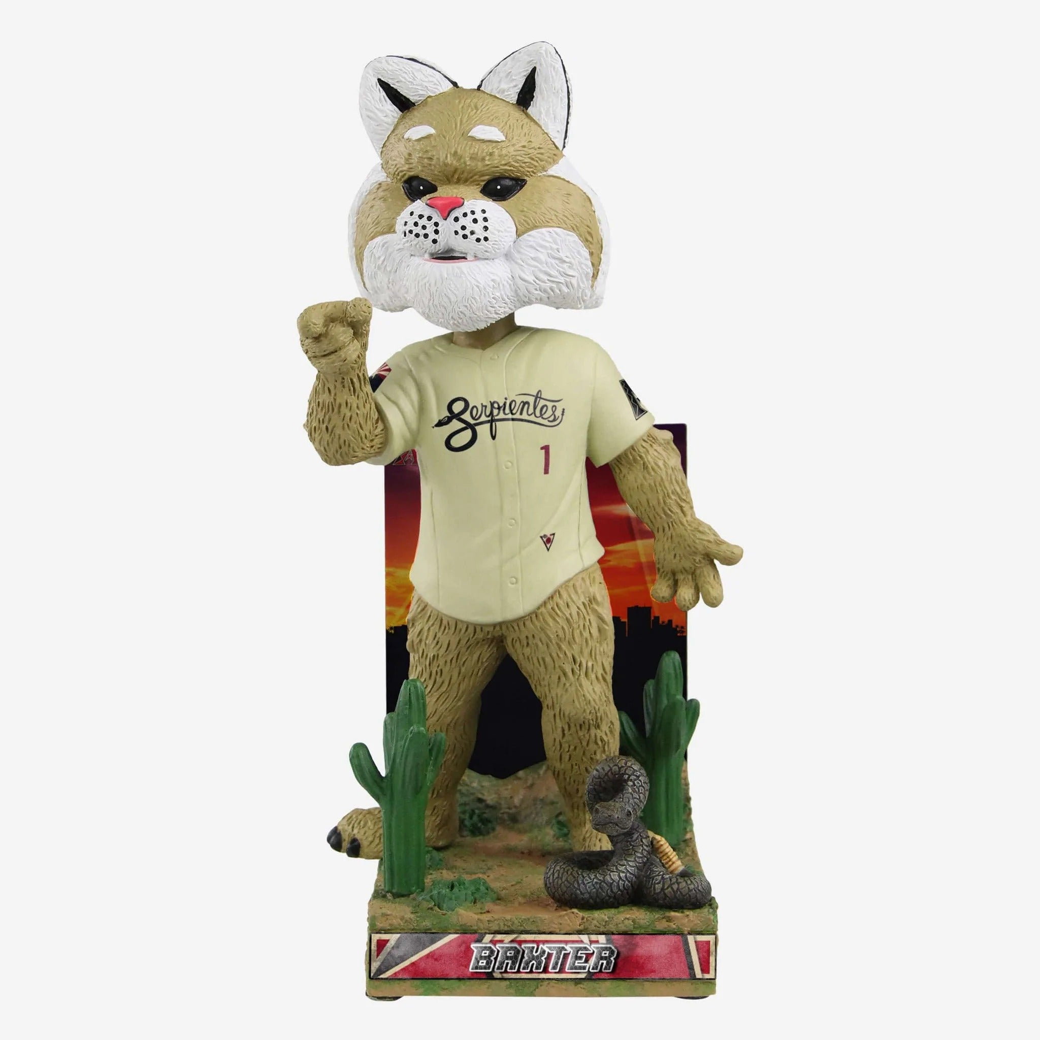 D. Baxter The Bobcat Arizona Diamondbacks 2022 City Connect MLB Bobblehead