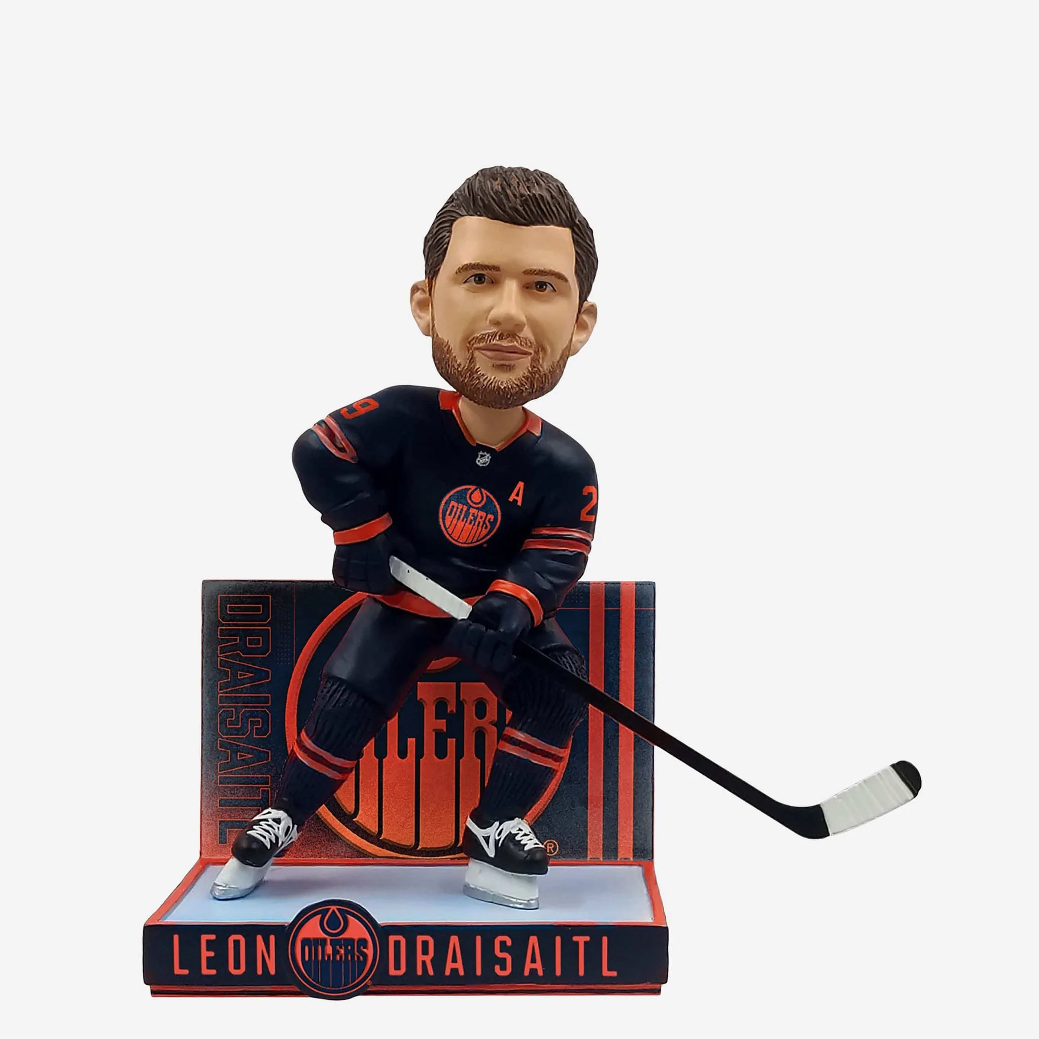 Leon Draisaitl Edmonton Oilers Alternate Jersey NHL Bobblehead