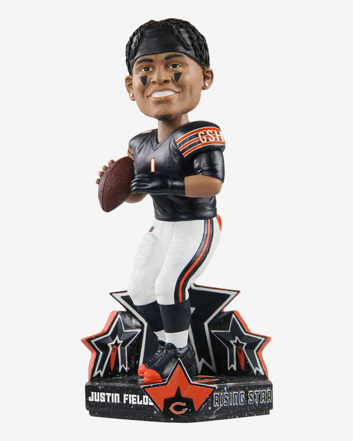 Justin Fields Chicago Bears Rising Star Bobblehead