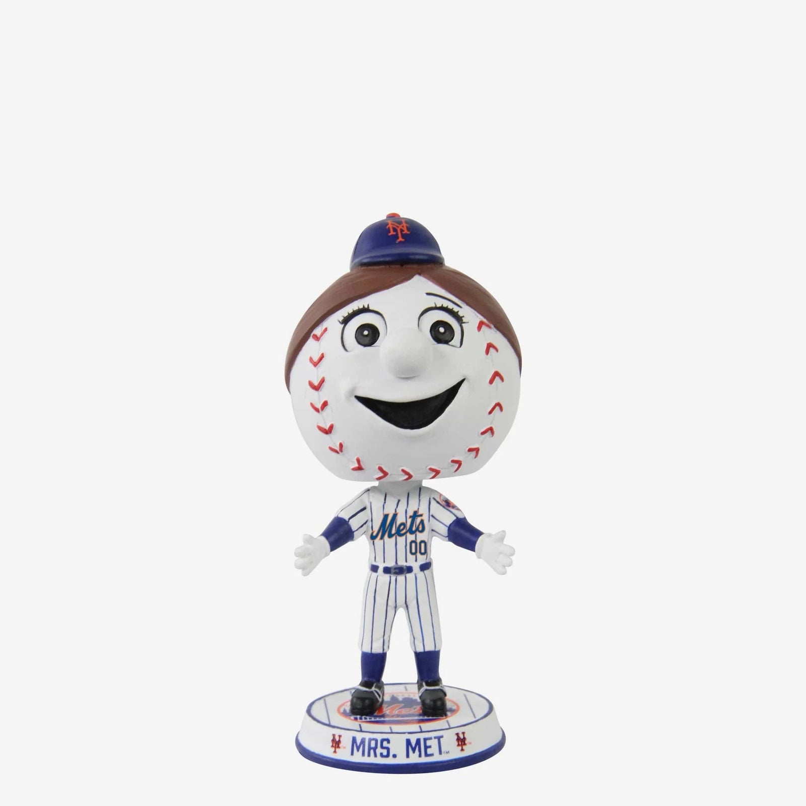 Mrs. Met New York Mets Mini Bighead MLB Bobblehead