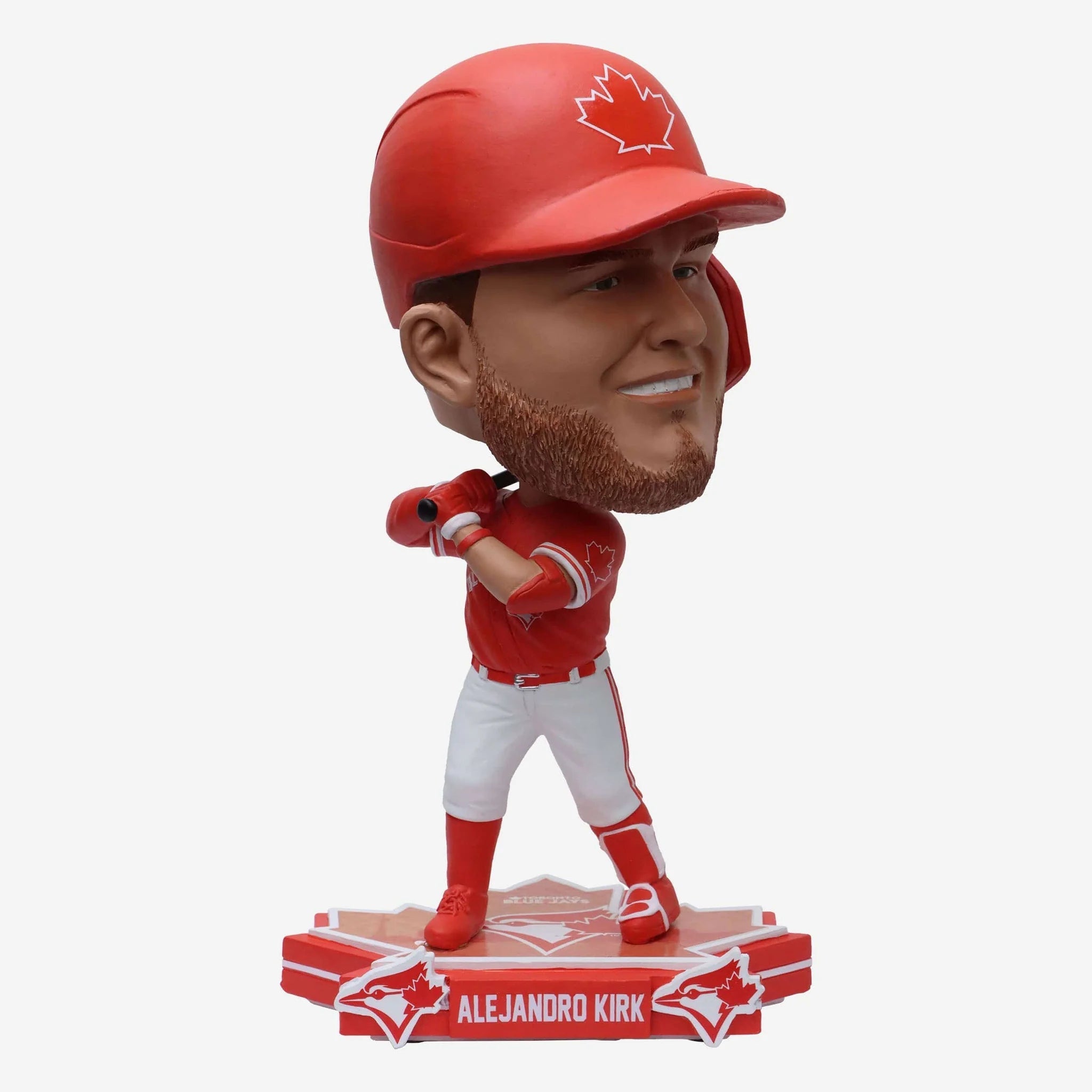 Alejandro Kirk Toronto Blue Jays 2023 Round Base Canada Day Uniform Bighead