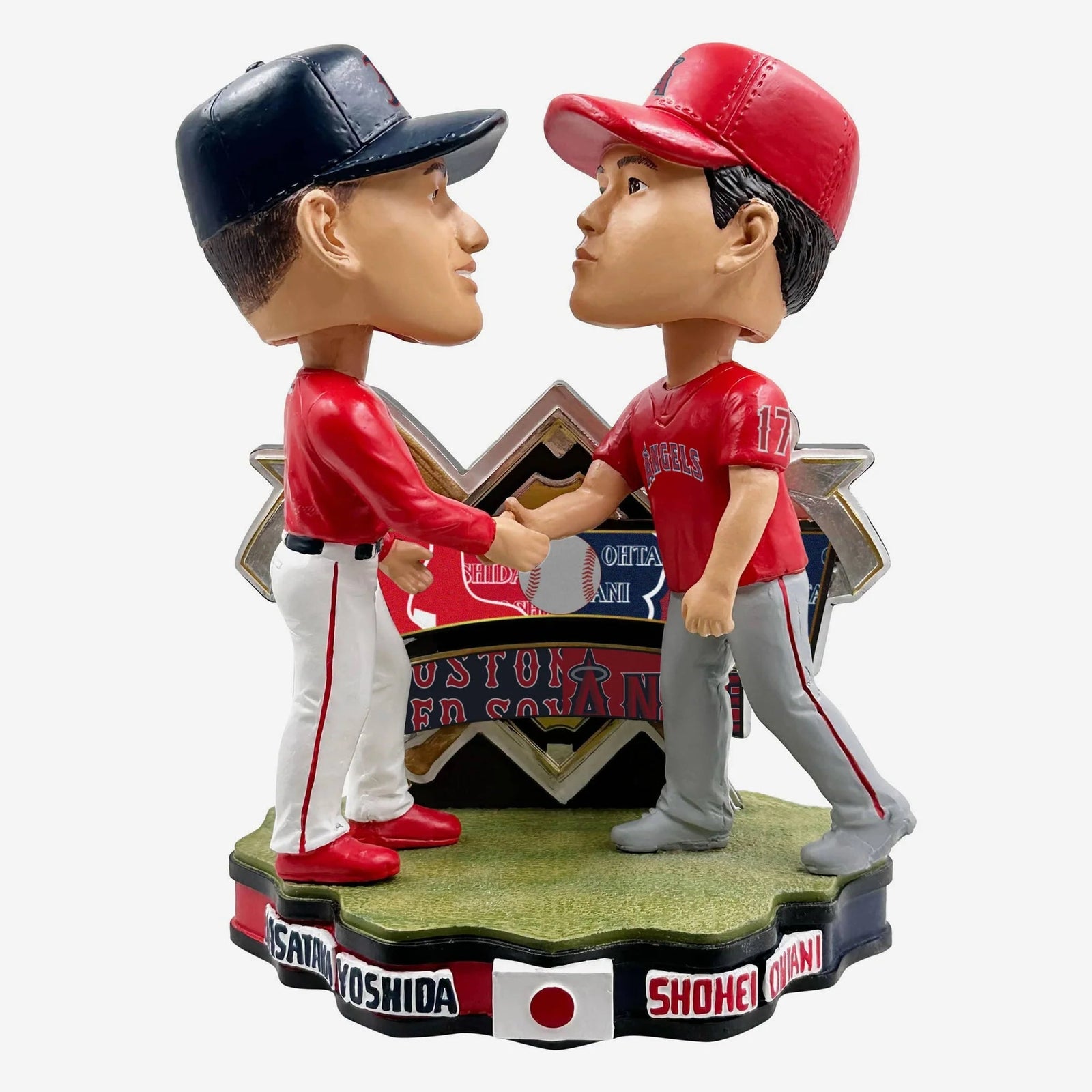 Shohei Ohtani Masataka Yoshida Los Angeles Angels Boston Red Sox Dual Bobblehead