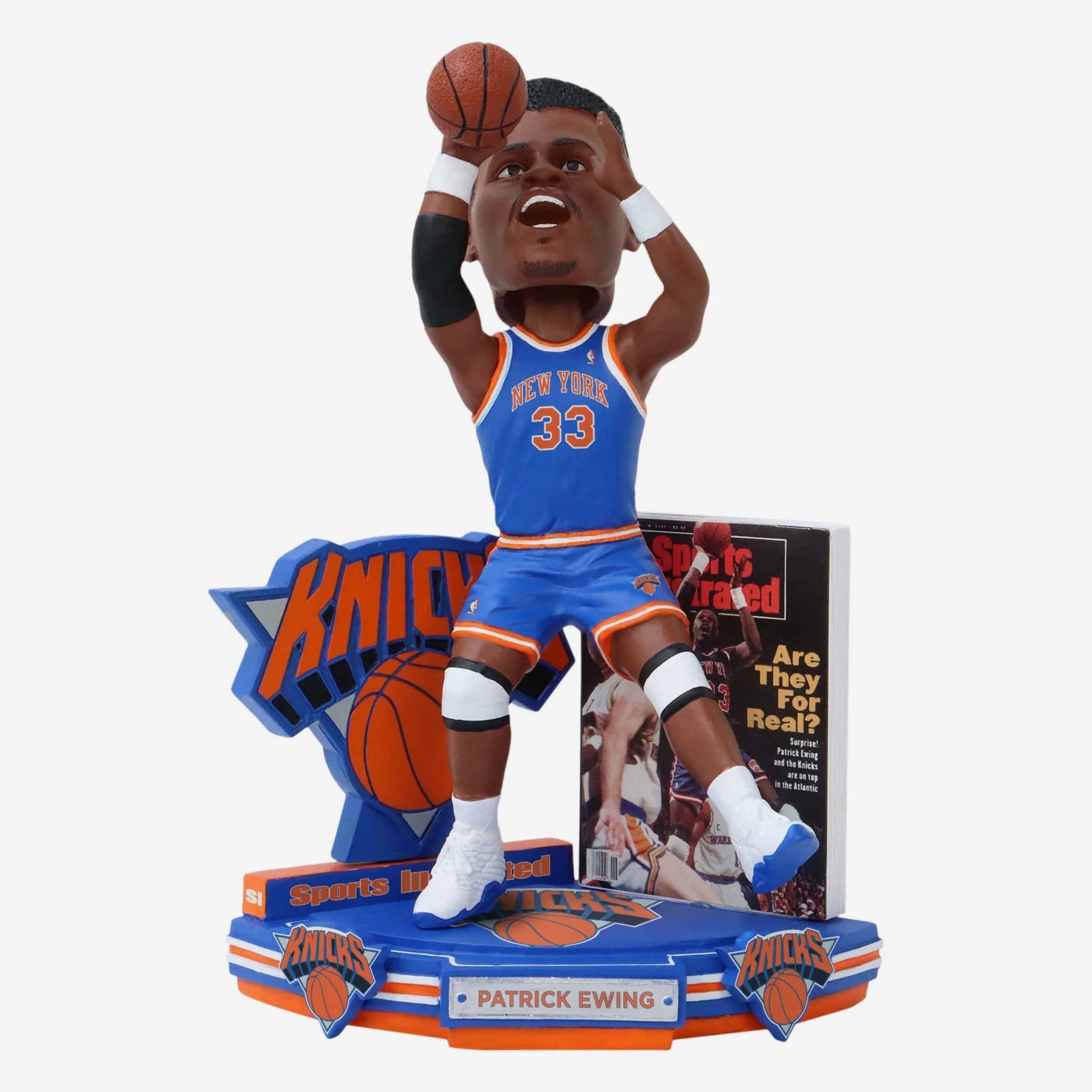 Patrick Ewing New York Knicks Sports Illustrated Cover NBA Bobblehead