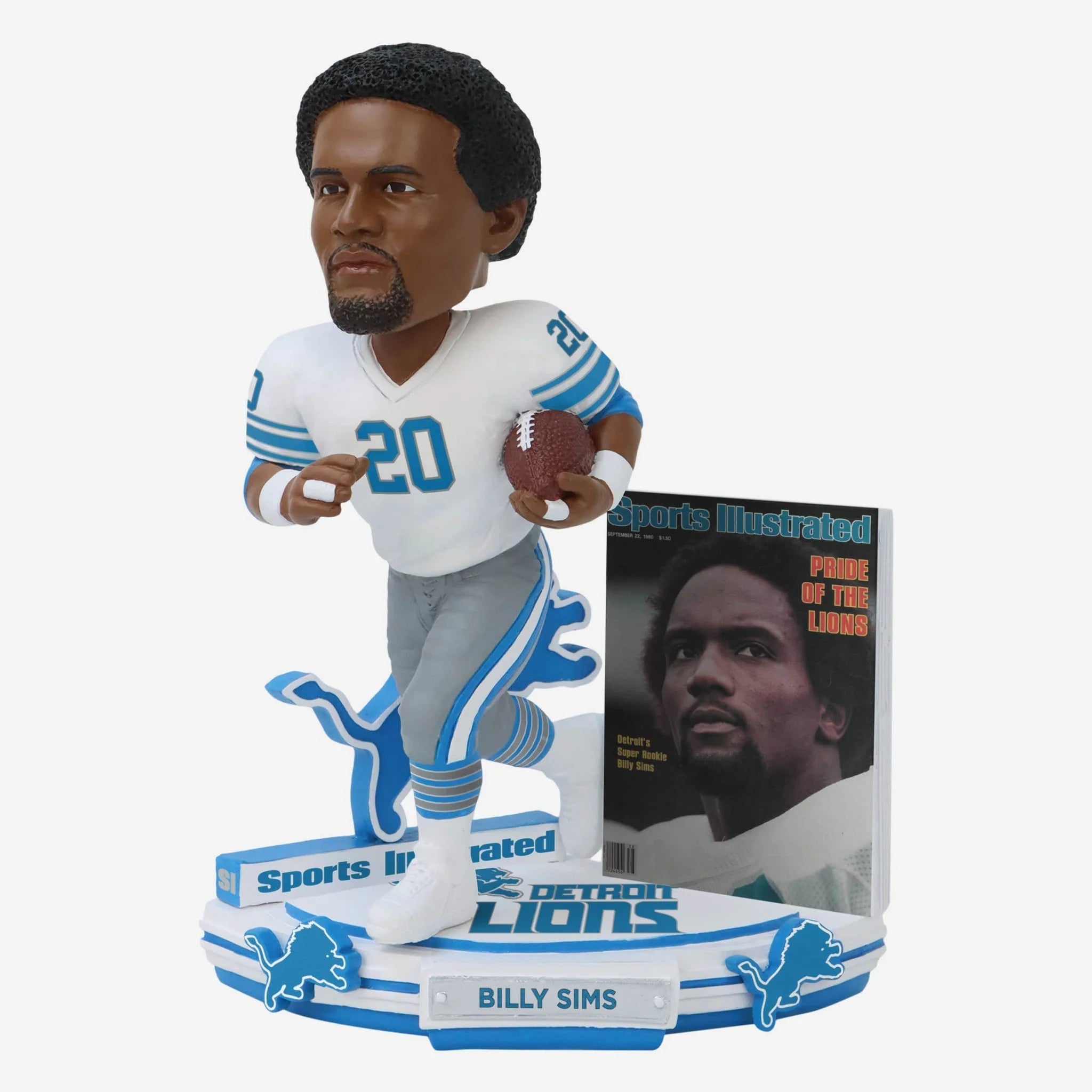 Billy Sims Detroit Lions Sports Illustrated Cover NFL Bobblehead