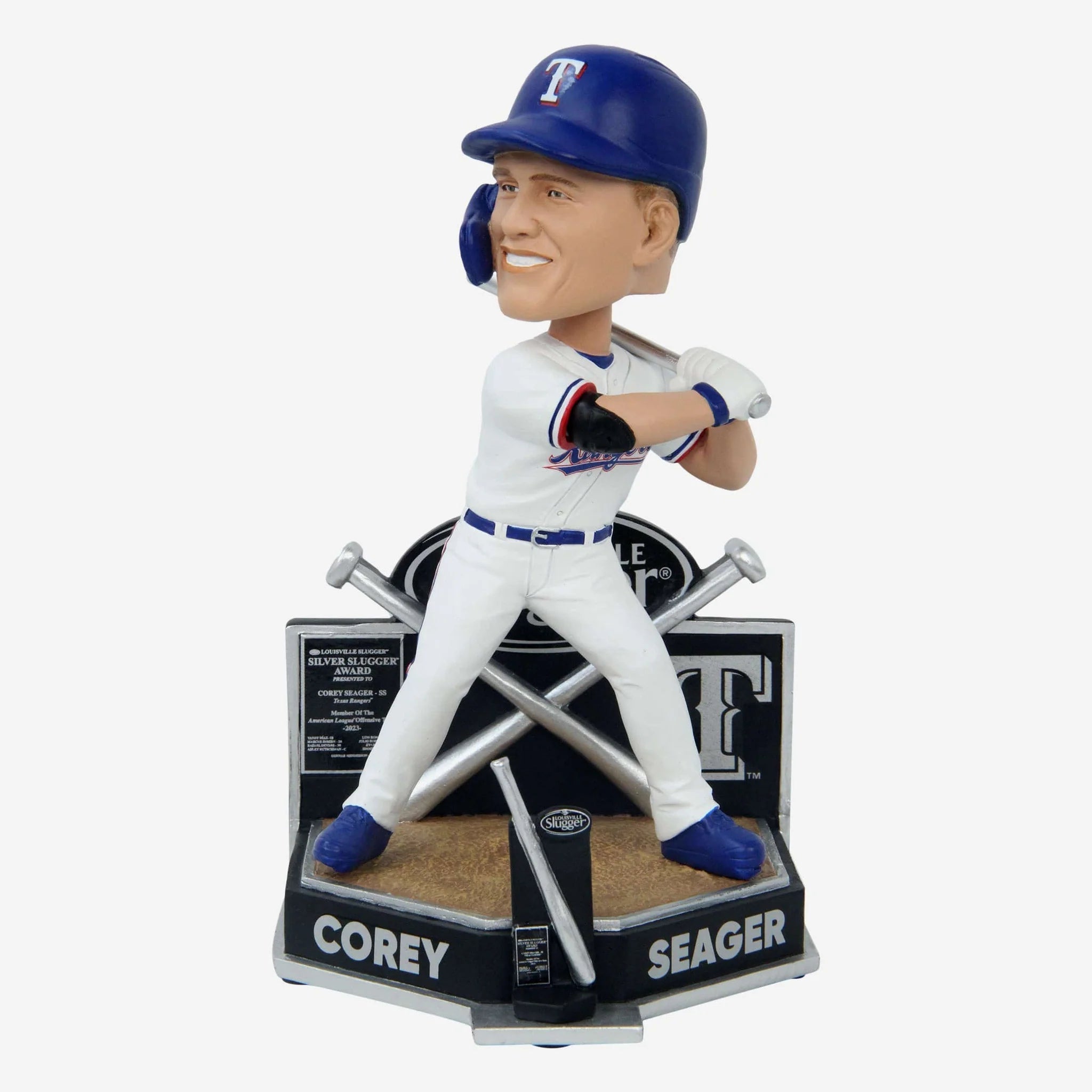 Corey Seager Texas Rangers 2023 Silver Slugger MLB Bobblehead