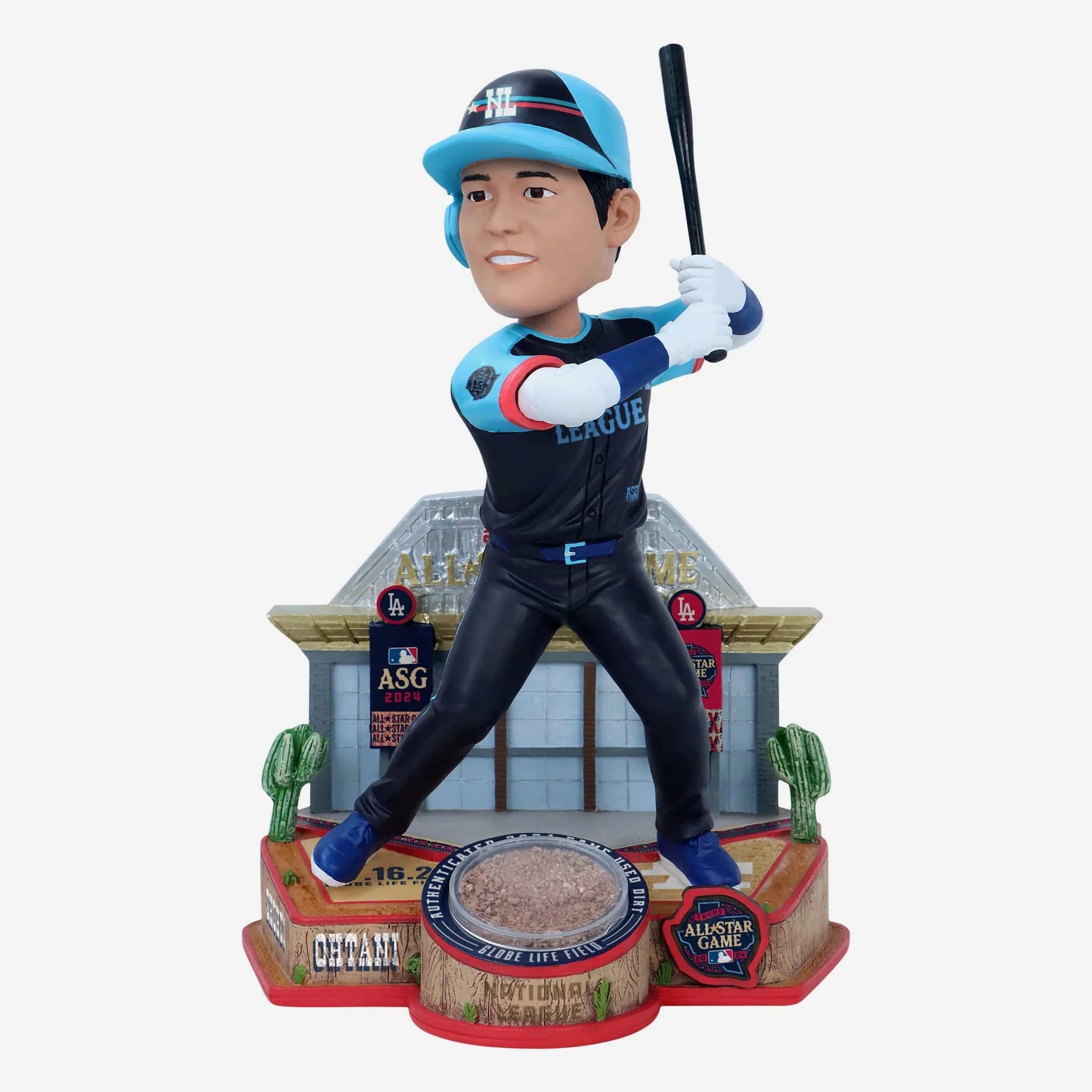 2024 MLB All-Star Game Event Authenticated Dirt Collection Bobbleheads