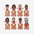 Kansas City Chiefs Super Bowl Lviii Btb Champions Mini Bobblehead Boxed Set