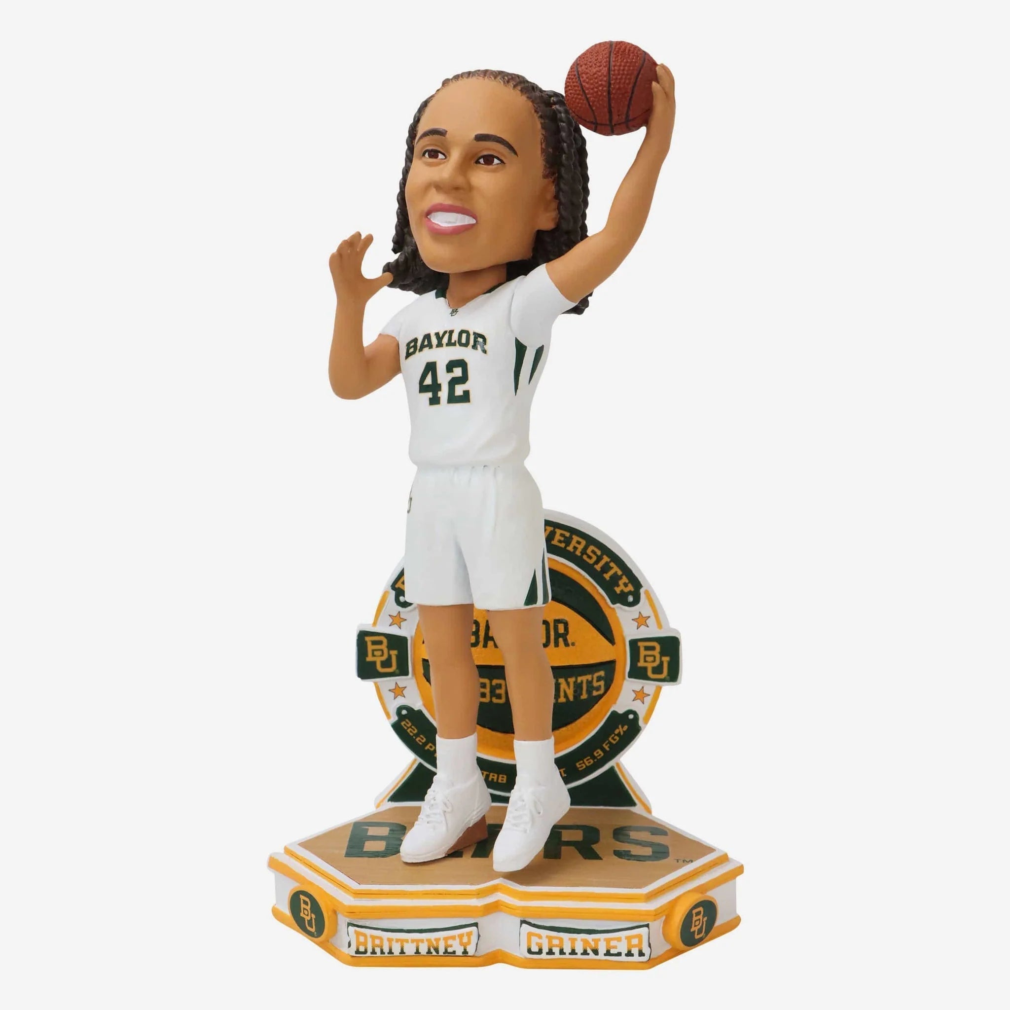 Brittney Griner Baylor College Stat Bobblehead