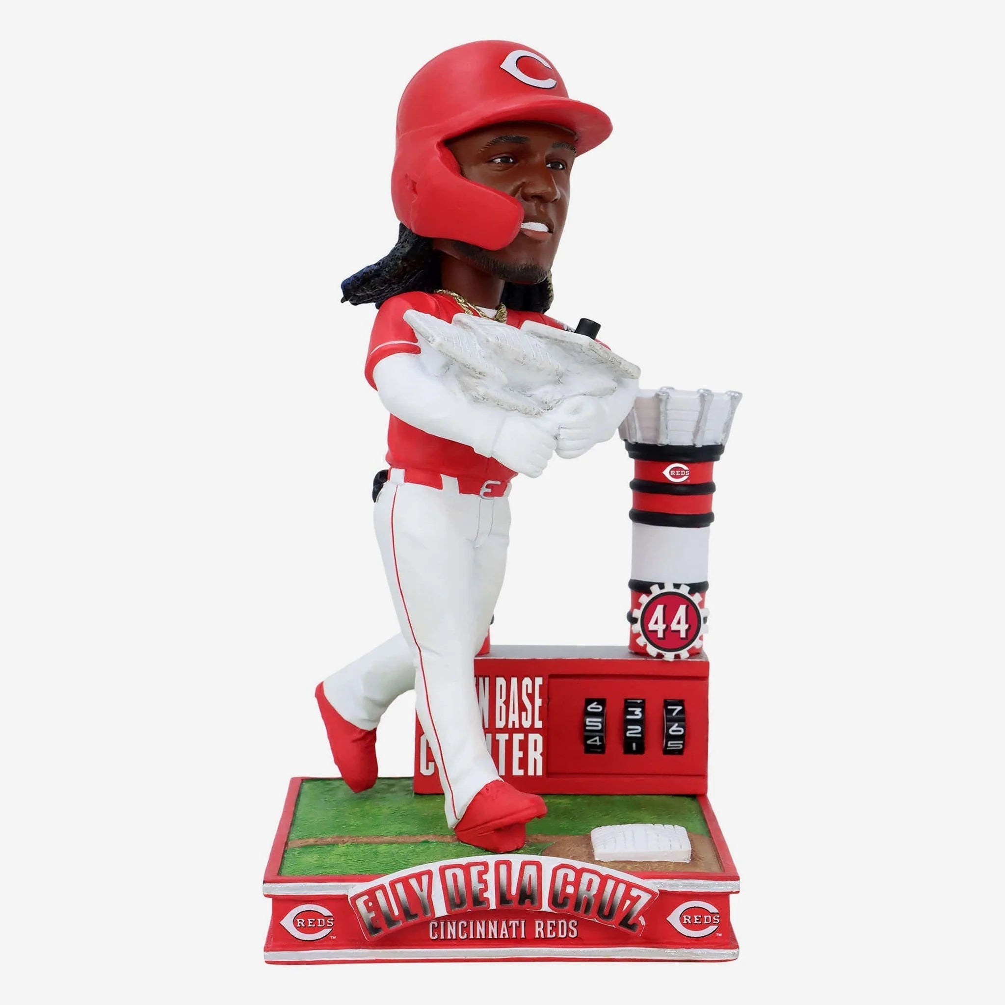 Elly De La Cruz Cincinnati Reds Stolen Base Counter Bobblehead