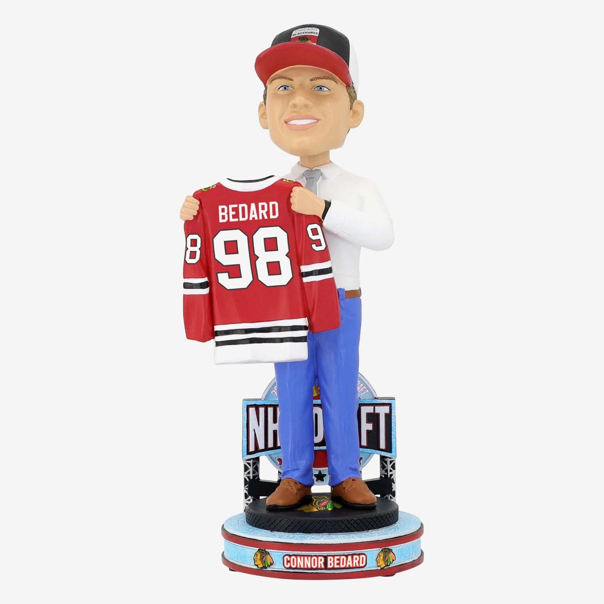 Connor Bedard Chicago Blackhawks 2023 NHL Draft Pick #1 Bobblehead