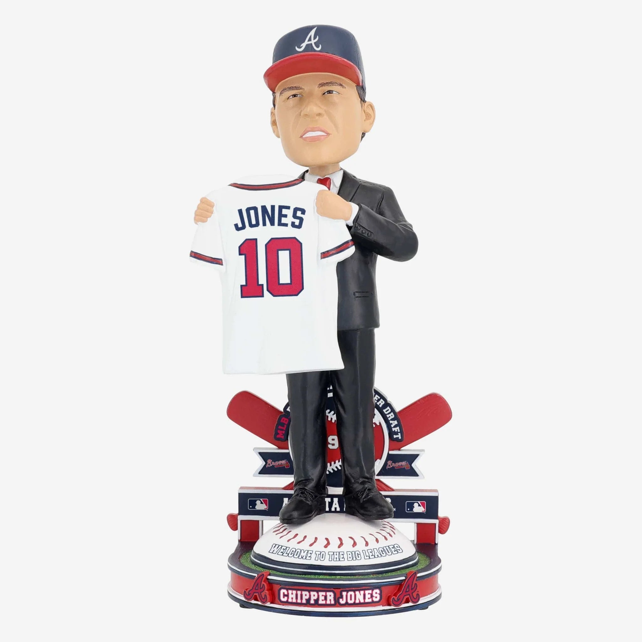 Chipper Jones Atlanta Braves 1990 MLB Draft Pick #1 Bobblehead