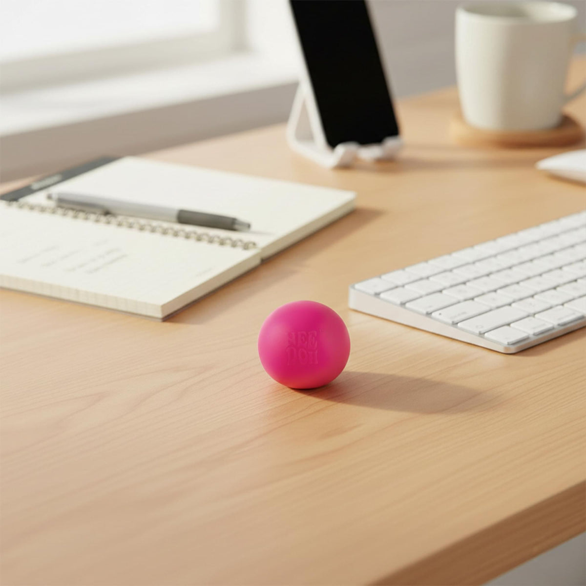 World's Smallest Nee-Doh Pink Squishy Stress Reliever