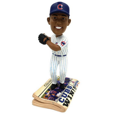 Chicago Cubs 2016 World Series Newspaper Bobbleheads