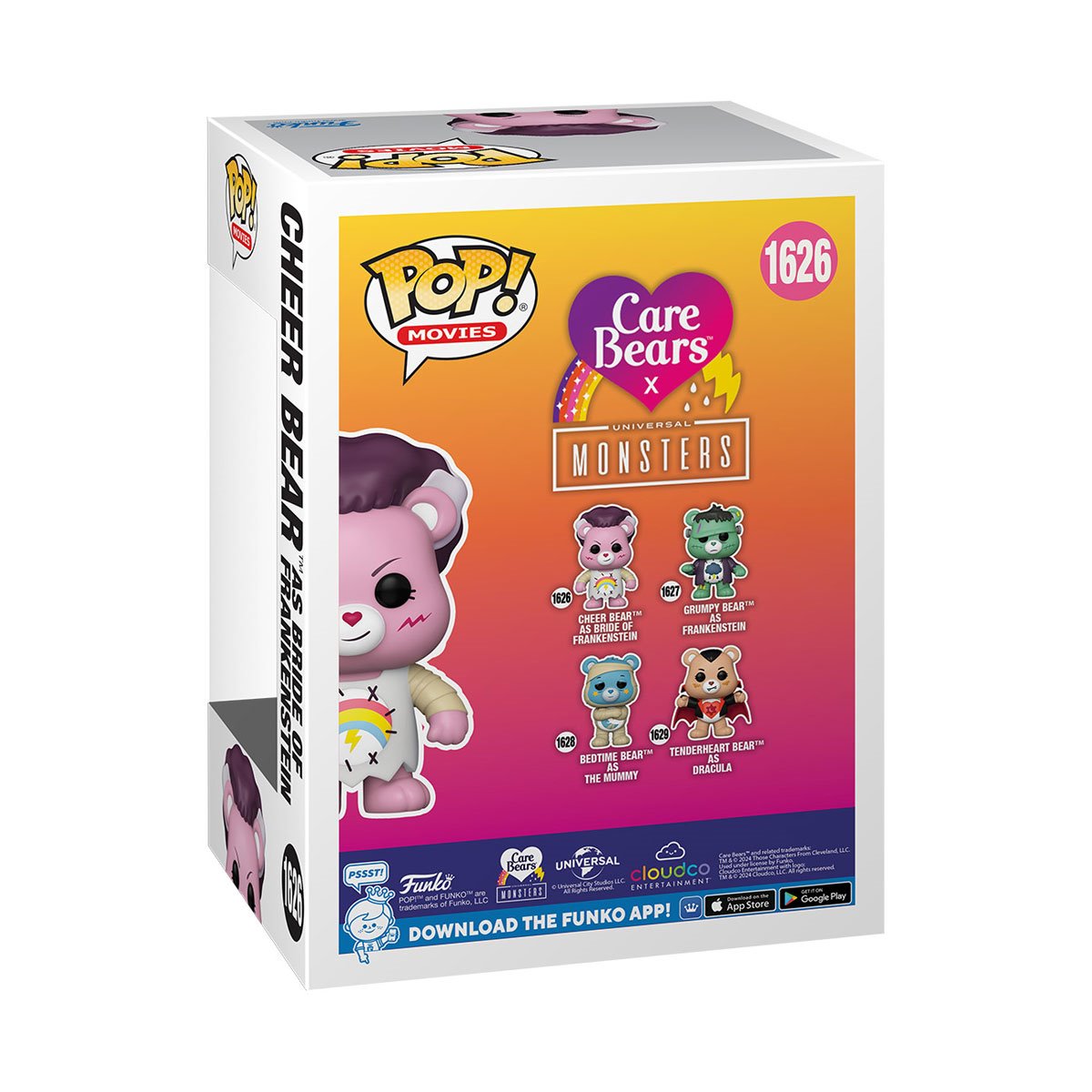 Care Bears x Universal Monsters Cheer Bear as Bride of Frankenstein by Funko Pop!