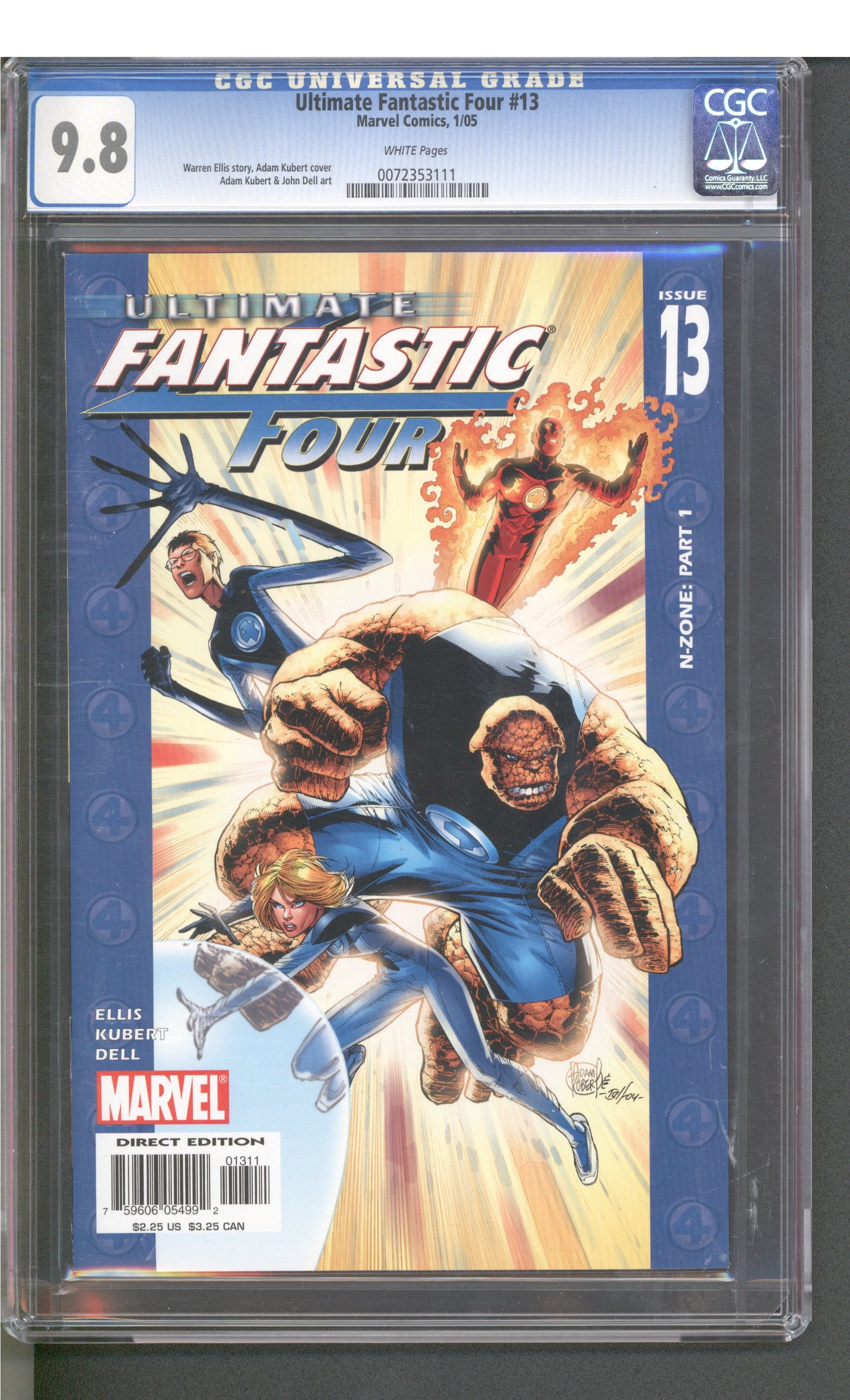 Ultimate Fantastic Four #13 (01/05) Graded CGC 9.8