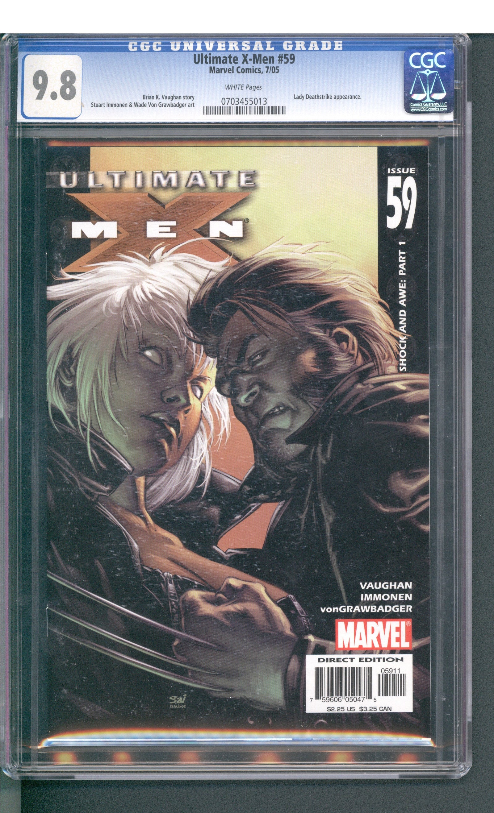 Ultimate X-Men #59 (07/05) Graded CGC 9.8